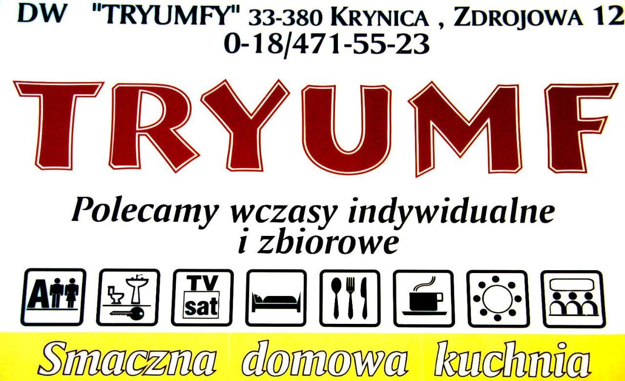 Domy Wczasowe Tryumfy Bed & Breakfast Krynica Exterior foto